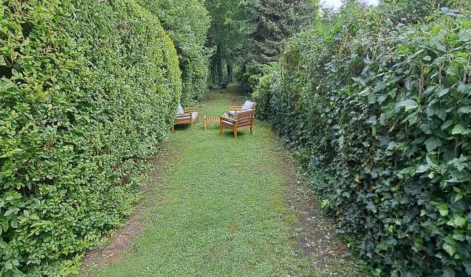 Jardin maison 1930 à vendre à Douai par l'agence immobilière Facilimmo59 à Genech